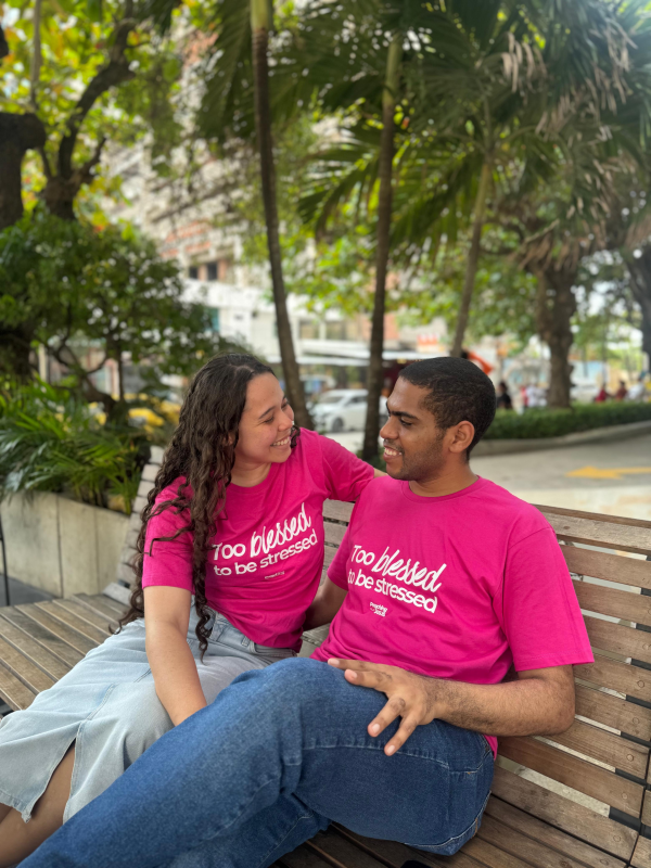 Camiseta TOO BLESSED TO BE STRESSED