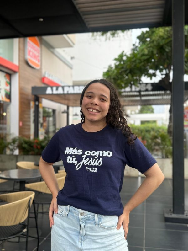 Camiseta MÁS DE TI, MENOS DE MÍ JESÚS